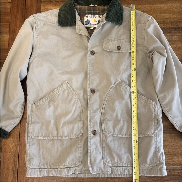 Woodsman ATA Barn Chore Mens Corduroy Jacket Gorpcore Y2K Carhartt Style Medium - Picture 5 of 15